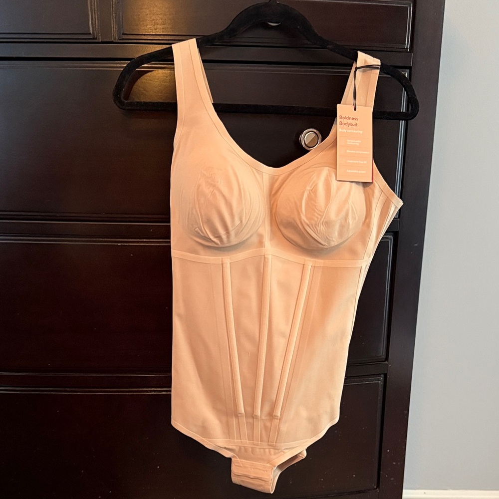 Honeylove Nude Shapewear Boldness Bodysuit - Sand XL